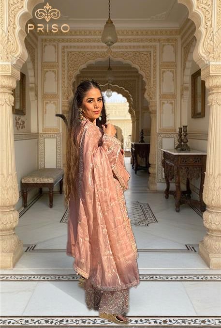 Pakistani heavy embroidered suit