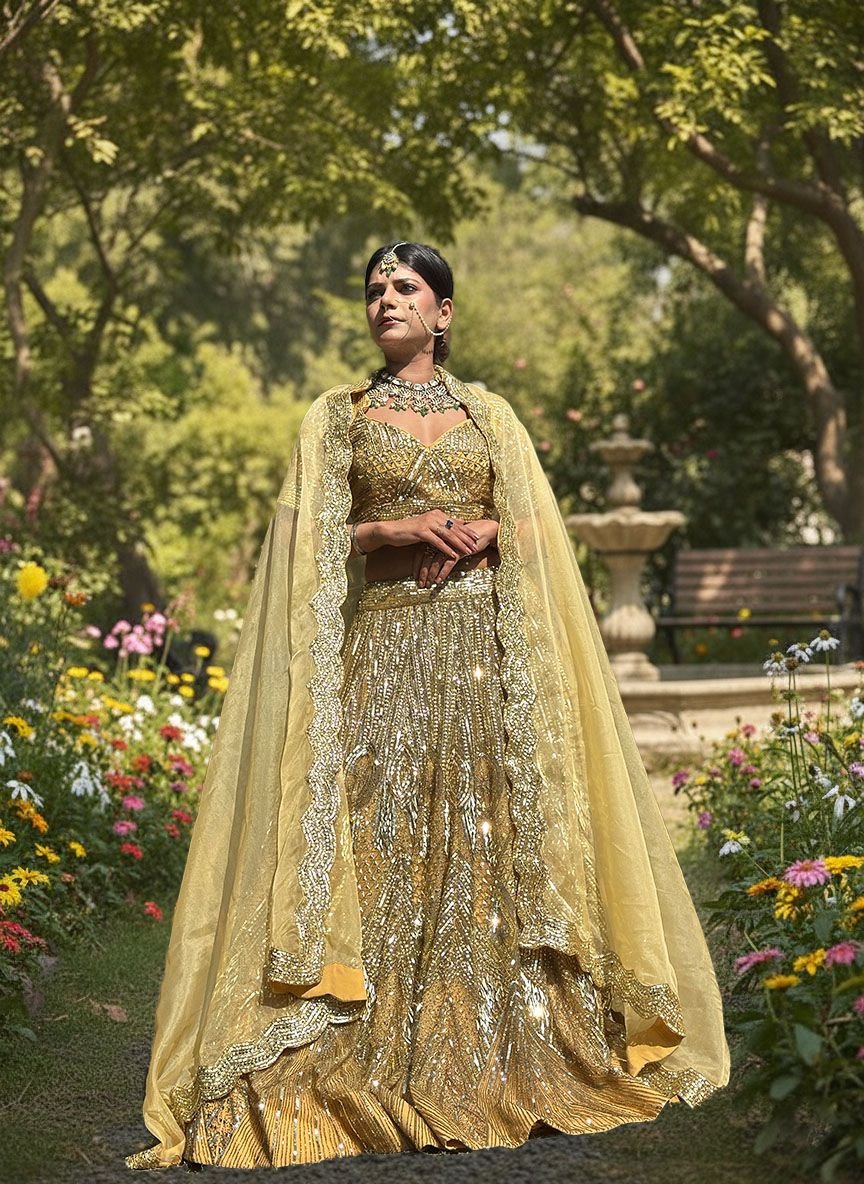 Golden Lehenga
