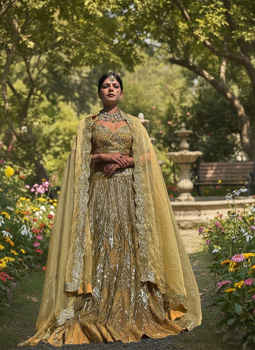 Golden Lehenga