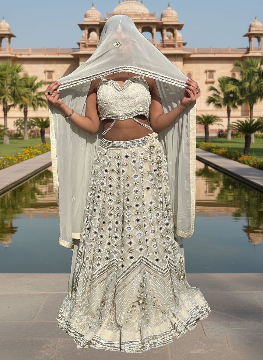 Offwhite Lehenga