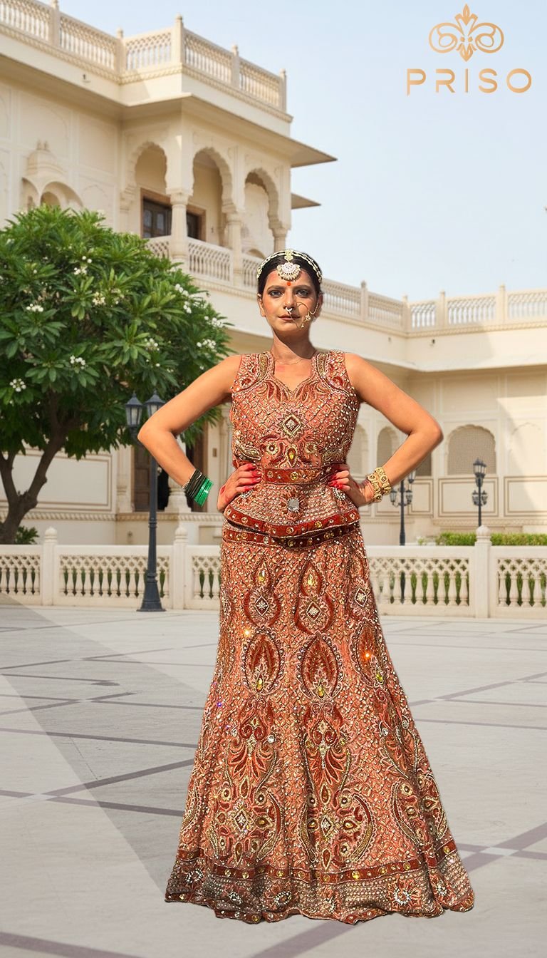 Orange lehenga 2