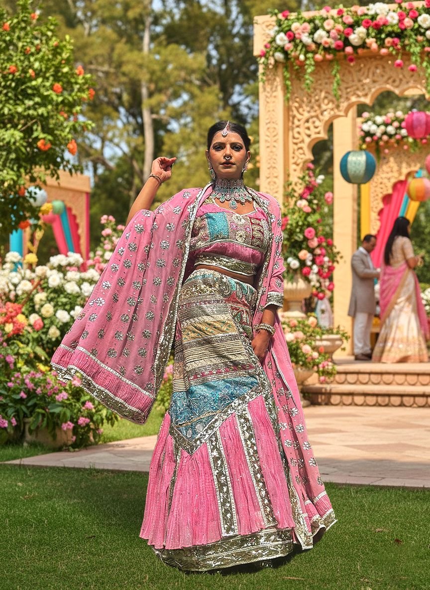 Embroidered Festive Lehenga